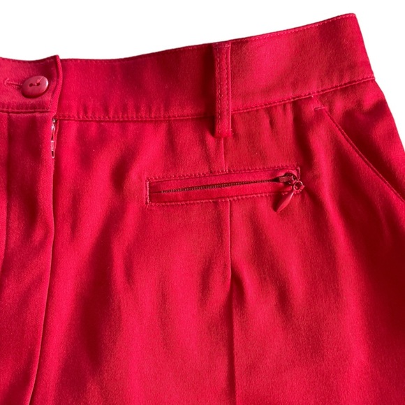 Vintage Tail Red High Waist Comfort Stretch Shorts, Size 8, Golf Tennis - Picture 2 of 6